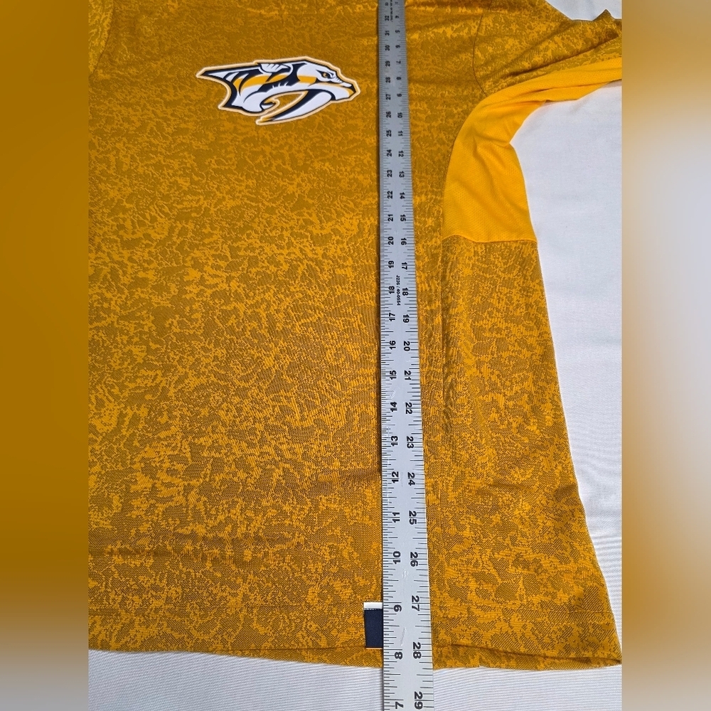 Fanatics Nashville Predators Authentic Pro NHL Gold Hoodie Mens Size Medium - Picture 5 of 13